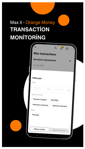 4 Orange Money on Max it - Transaction Monitoring